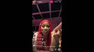 Nicki Minaj laughs when Megan asks to be on her live