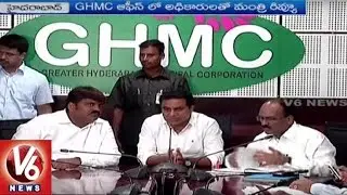 GHMC Mayor Bonthu Ram Mohan Review On Hyderabad Roads || V6 News