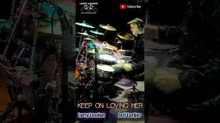 Keep on Loving Her  * DRUM COVER *  Larry London #shorts #drumcover #jefflorber #drums