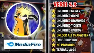 STICKMAN SHINOBI MOD APK TERBARU ALL CHARACTER UNLOCKED - UNLIMITED COIN