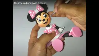 Minnie Mouse en Fomi. Fofuchas paso a paso✨