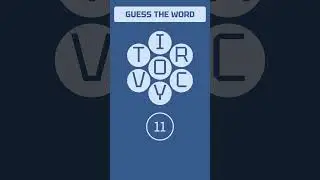 CAN YOU GUESS THE SCRAMBLED WORD? WORD SCRAMBLE PUZZLE No. 298