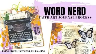 WORD NERD Faith Art Journal Process Video