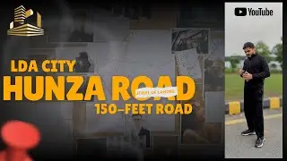 LDA CITY 150-Feet Rod HUNZA ROAD #ldacitylahore #realestate #ldacity #property 