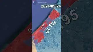 Israel-Hamas War: Every Day to April 1st, 2025 Mapped using Google Earth