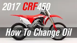 Как заменить масло в Honda CRF450R/RX 2017 года
