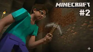 minecraft series part 2 mining in cave #minecraft #shorts #youtubeshorts #gaming