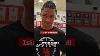 One of Isiah Harwell's personal goals this season is to be Defensive Player of the Year