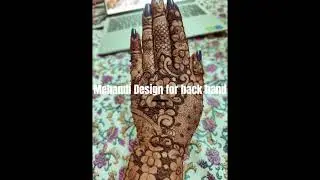 Beautiful mehandi design_003 for back hand | mehandi  | bridal mehandi || soulspace