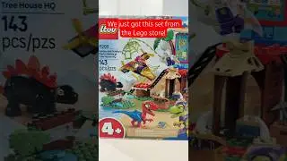 Spidey and Gobby&rsquo;s Raptor battle at Tree House HQ! #legoset #spideyandfriends #LEGOS #Legostore