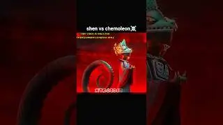 shen vs chemeleon☠️ Kung Fu Panda | #po #kungfupanda #shorts #villainvibes