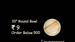 Areca eco-friendly  plates  price list