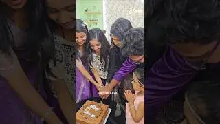 ശ്രേയയും ദേവനന്ദയും Elora Makeover Studio ഉടമസ്ഥരും ഒരുമിച്ച് കേക്ക് മുറിച്ച് ഉദ്ഘാടനം ആഘോഷമാക്കി ❤️