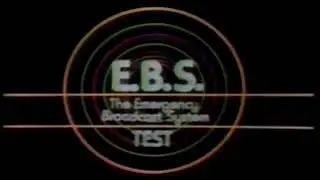 Emergency Broadcast System (EBS) Test on WJLA-TV 7, Washington, DC