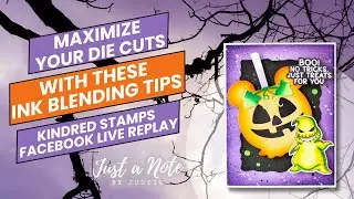 Maximize Your Die Cuts with These Ink Blending Techniques! Kindred Stamps Facebook Live Replay