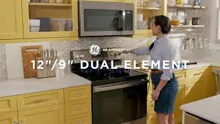 GE Appliances Range with 12&rdquo;/9&rdquo; Dual Element