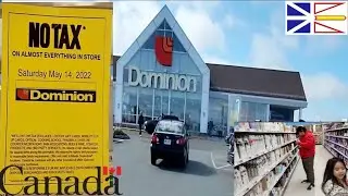 Shopping at Dominion Stavanger in St.Jhons Newfoundland No Tax!! #newfoundlandlabrador   🇨🇦
