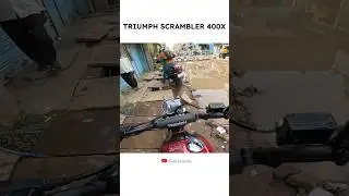 Triumph Scrambler 400x #shorts #automobile #motorcycle #yogibhaiya #rider #bikelovers #bullet #bike