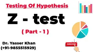 Large Sample Tests - Z test ( Part - 1 )