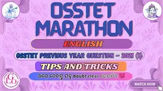 OSSTET MARATHON -ENGLISH - OSSTET PREVIOUS YEAR QUESTION 2021 (1)