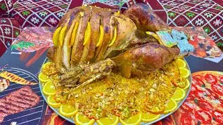 طريقه تتبيل وتسويه ديك رومي ١٧ كيلو