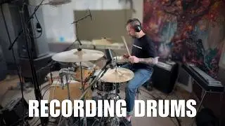 Recording Drums for 5 New Songs in ONE TAKE! | Drummer Gig Vlog