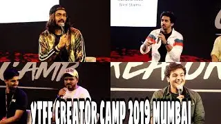 YouTube FanFest creator camp 2019 Mumbai | Amit Bhadana | BB ki vines | Mumbiker Nikhil