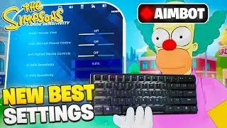 The BEST Keyboard & Mouse SETTINGS, Sensitivity + Keybinds In Fortnite Simpsons! 🎯 (PC/XBOX/PS5)