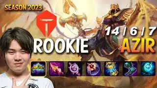 TES Rookie AZIR vs ZERI Mid - Patch 13.16 KR Ranked