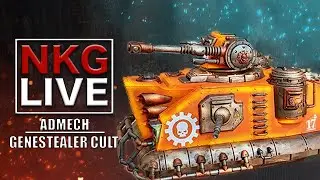 Adeptus Mechanicus Vs Genestealer Cult - Warhammer 40K Battle Report | NKG Live