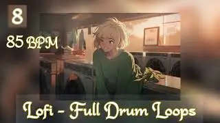 [FREE Lofi Sample Packs] 85 BPM Serpent Lofi Full Drum Loops 8 | Free Download Stock Drum Samples
