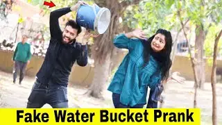 Fake Water Bucket Prank | @HitPranks