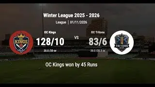 @OCTritonsCricketClub  vs OC Kings | Game 1 Highlights 👊⚡️#cricket #crickethighlights #t20