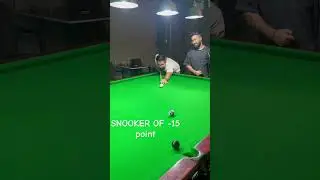 Player YASH GURNANI breaked snooker of -15 point for 7 point #juddtrump #snooker #billiards