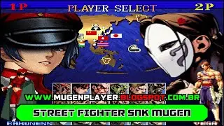 STREET FIGHTER SNK 6.0 MUGEN 2021