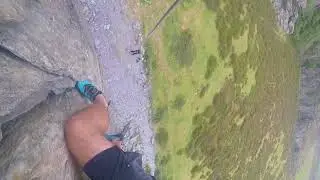 Bus stop slate quarry climb
