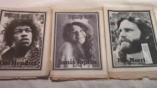 Jimi Hendrix / Janis Joplin / Jim Morrison -- Rolling Stone Magazine Obituaries