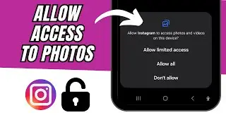 How to Allow Instagram Access to Photos on Android (2024) | Grant Photo Permission to Instagram