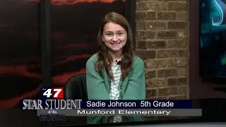 Star Student  - Sadie Johnson  - 9/16/25