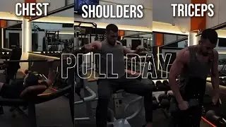 The ULTIMATE pull workout [CHEST,SHOULDERS & TRICEPS] for muscle growth.