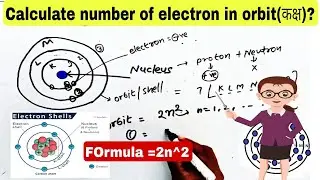 maximum number of electron in orbit/shell ll electron in orbit #atomandmolecules #viral_video