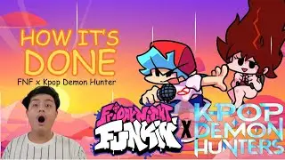 How it's Done + Golden from Kpop Demon Hunters mod showcase in FNF