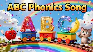 ABC Phonics Song 🚂 | Fun Alphabet Train for Kids (A&ndash;Z Learning Song)