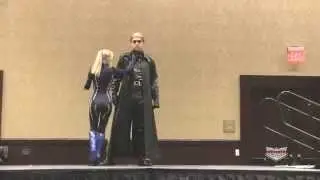 Murder Nurse as Jill Valentine & Mr. E as Wesker - Cosplay Burlesque.