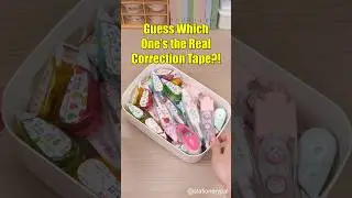 Guess Which One&rsquo;s the Real Correction Tape?! #shorts