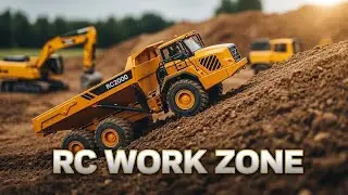 Amazing RC Trucks & Construction Machinery in Action! 🚜🚛 Heavy Equipment Model Show #Shorts