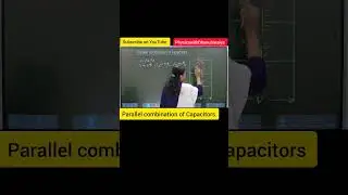 Parallel combination of Capacitors #neet #physics #class12