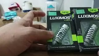 LAMPU LED H6 NINE LUXIMOS TYPE LS2 WARNA KUNING PUTIH