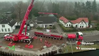 Norgerbrug Assen in hijsen Prefab Landhoofd