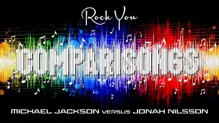 Comparisongs: Michael Jackson versus Jonah Nilsson - Rock You - Dirty Loops